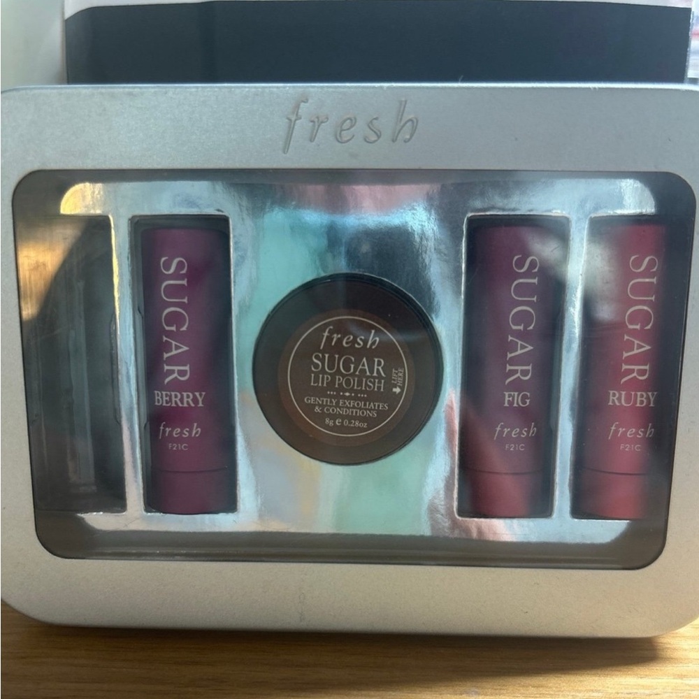 NIB! Fresh Sugar Tinted Lip Treatments & Lip Polish Bundle!